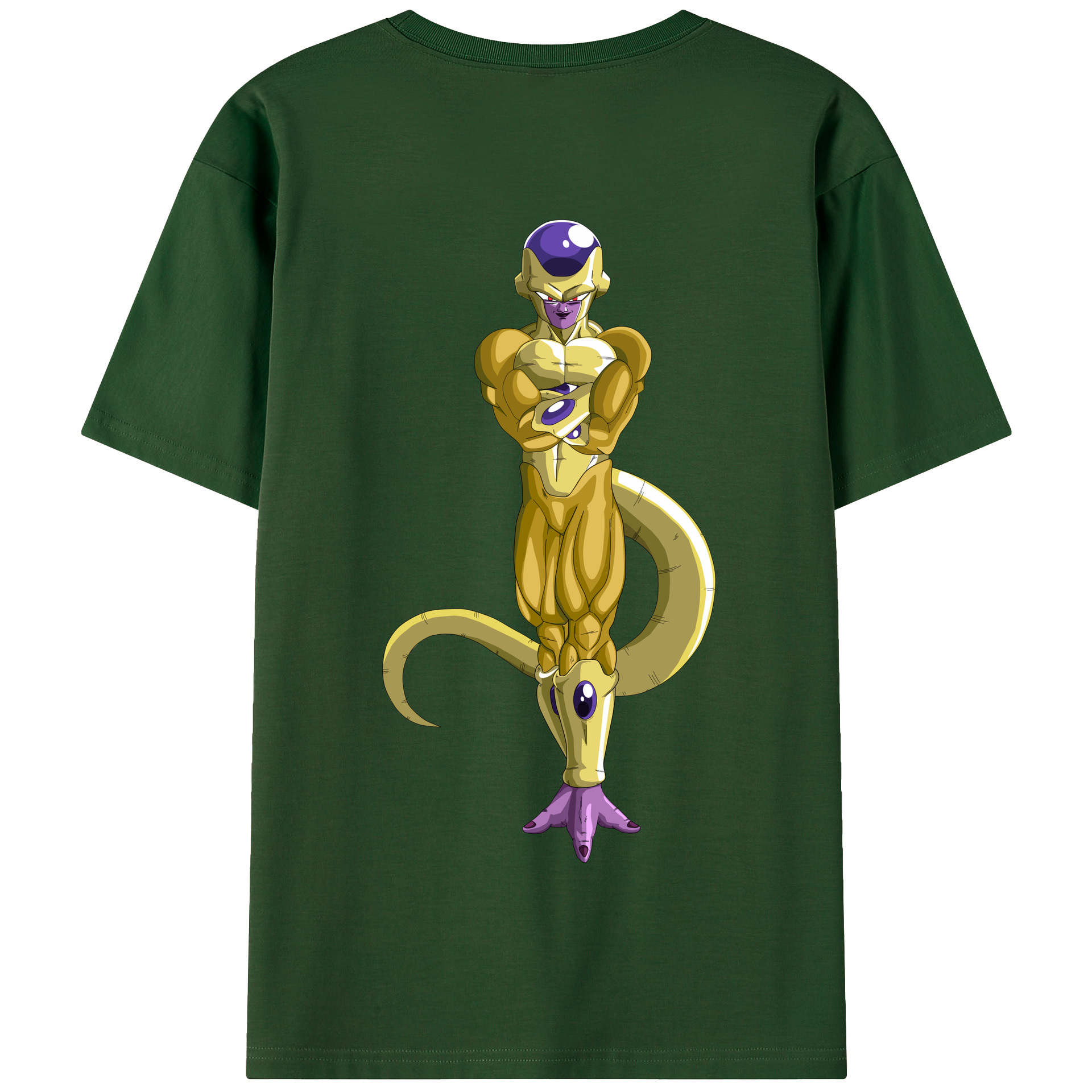 （画像用） ドラゴンボール フリーザ DRAGON BALL Frieza 綿100％半袖Tシャツ（背面プリント）